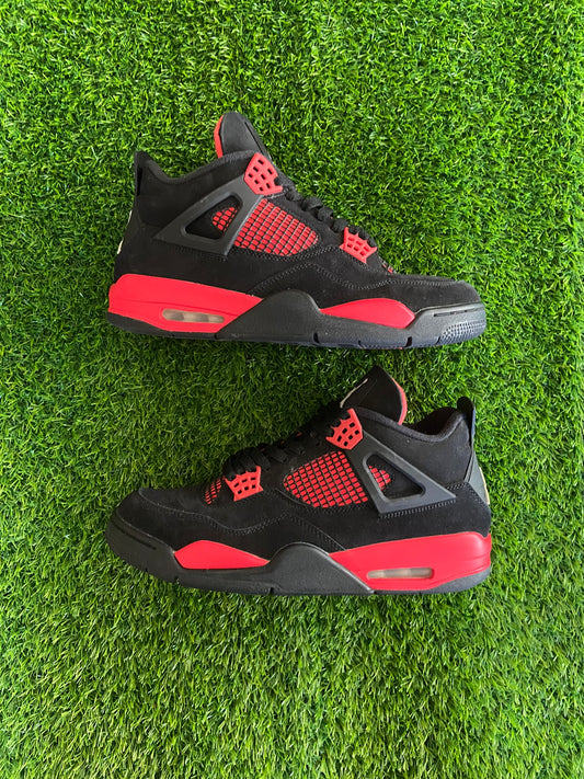 Jordan 4 Retro "Red Thunder" - Size 10.5